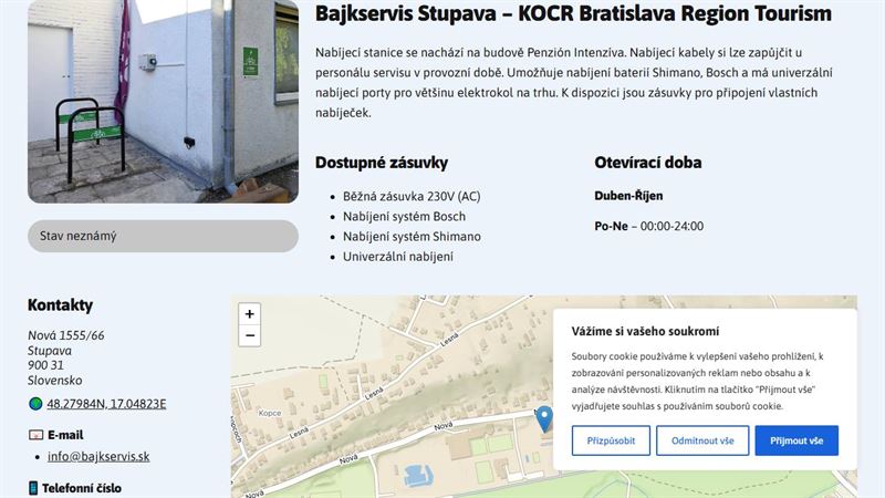 Bajkservis Stupava - KOCR Bratislava Region Tourism