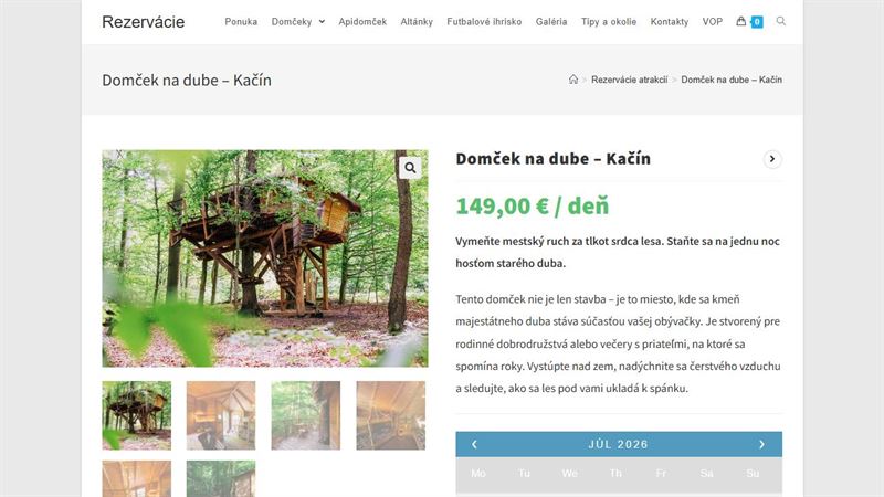 Domček na dube – Kačín