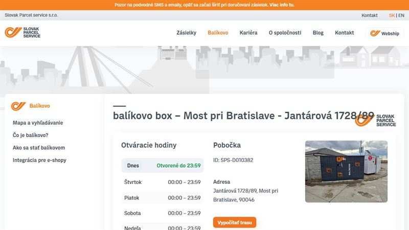 ba_node_13644683032 balíkovo box – Most pri Bratislave - Jantárová 1728/89