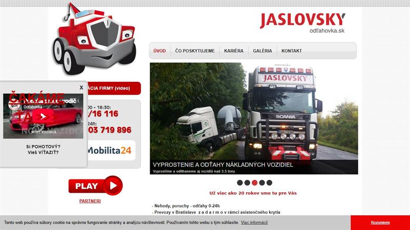 Odťahovacia služba Jaslovský