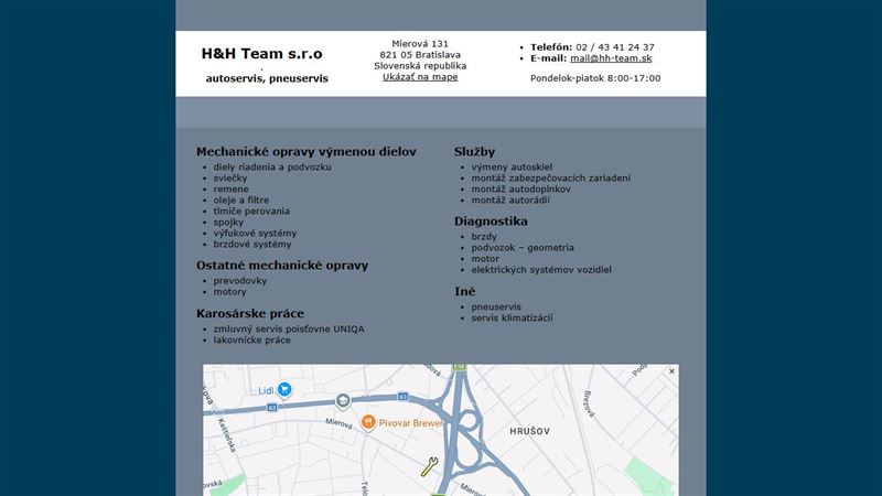 Holub - autoservis