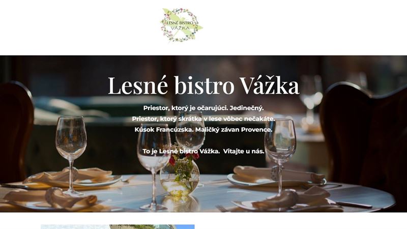 Lesné bistro Vážka