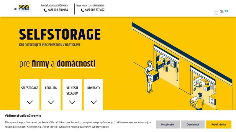 Selfstorage - sklad Turbínová
