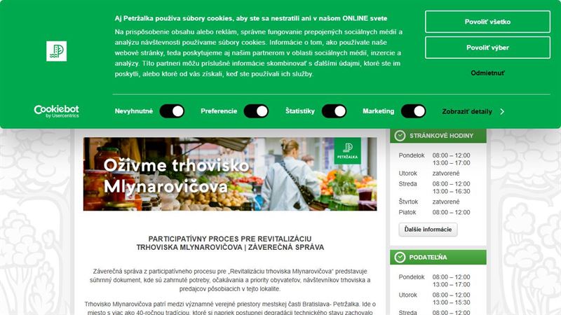 Trhovisko Mlynarovičova