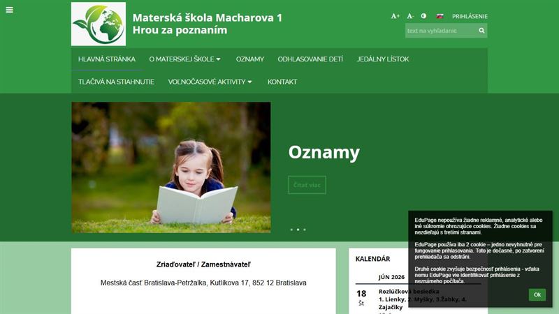 Materská škola Macharova 1
