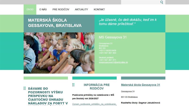 ba_way_379467950 Materská škola Gessayova 31