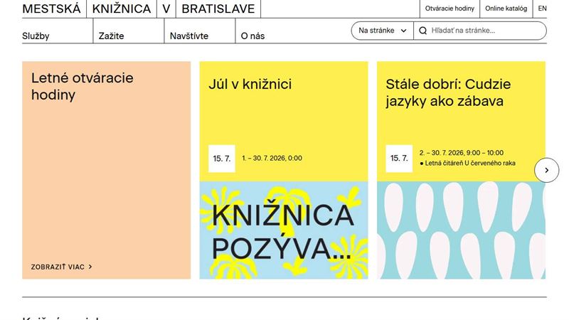 ba_way_39391536 Mestská knižnica v Bratislave - Oddelenie hudobnej a umenovednej literatúry