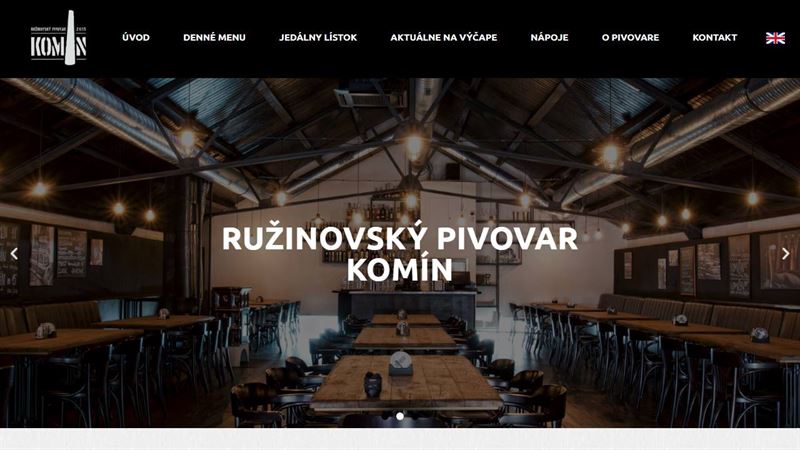 Ružinovský pivovar Komín