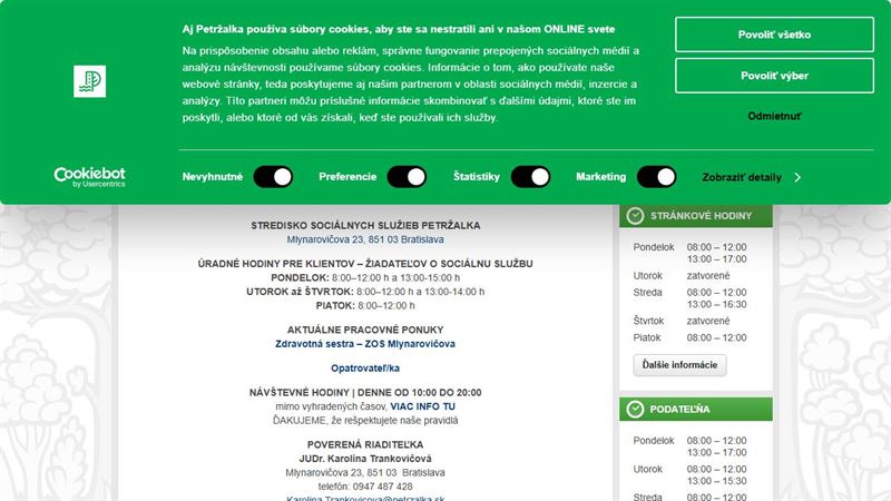 Stredisko sociálnych služieb Petržalka