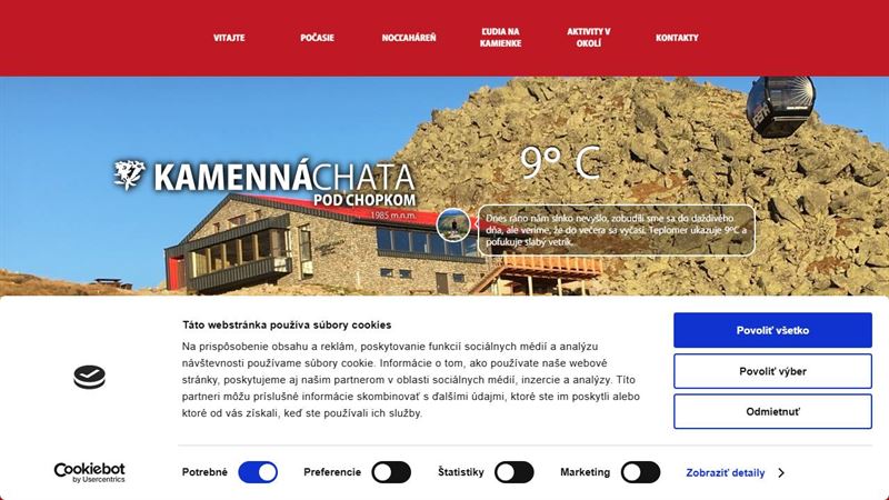 Kamenná chata pod Chopkom