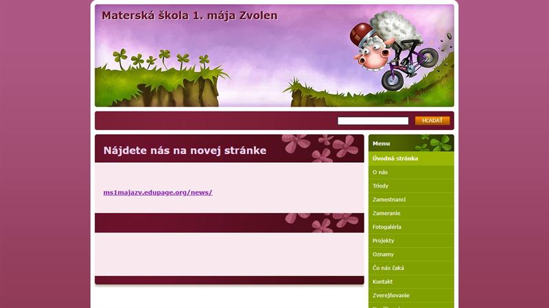 Materská škola 1. mája Zvolen