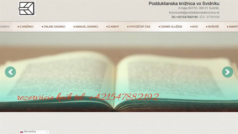 po_row_00046 Podduklianska knižnica vo Svidníku