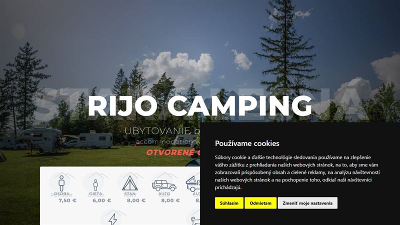 RIJOCamping VYSOKÉ TATRY Stará Lesná