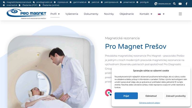 po_row_00652 Pracovisko magnetickej rezonancie Pro Magnet