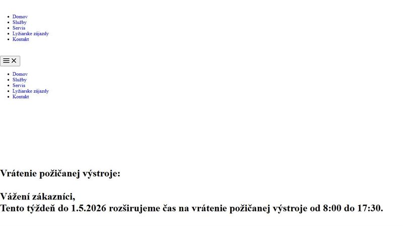 po_row_00712 Muranski - Servis a požičovňa lyží