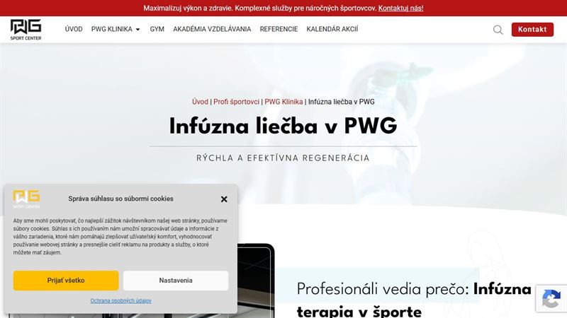 Infúzna liečba PWG
