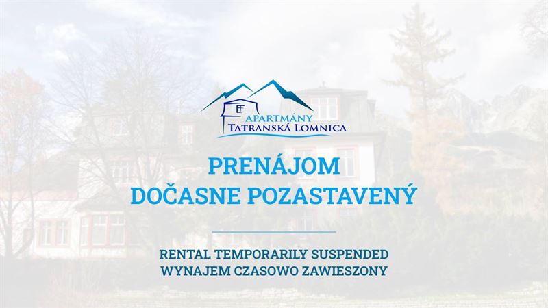 Apartmány Tatranská Lomnica