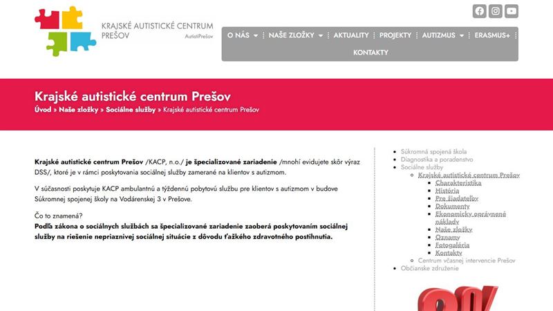 po_row_01115 Krajské autistické centrum Prešov