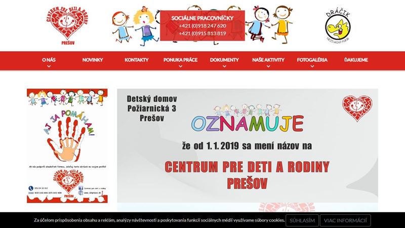 Detský domov - Centrum pre deti a rodiny