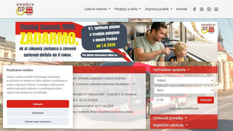 po_row_01362 Dopravný podnik mesta Prešov - infocentrum Družba