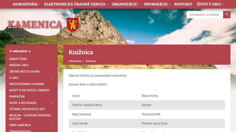 Obecná knižnica Kamenica