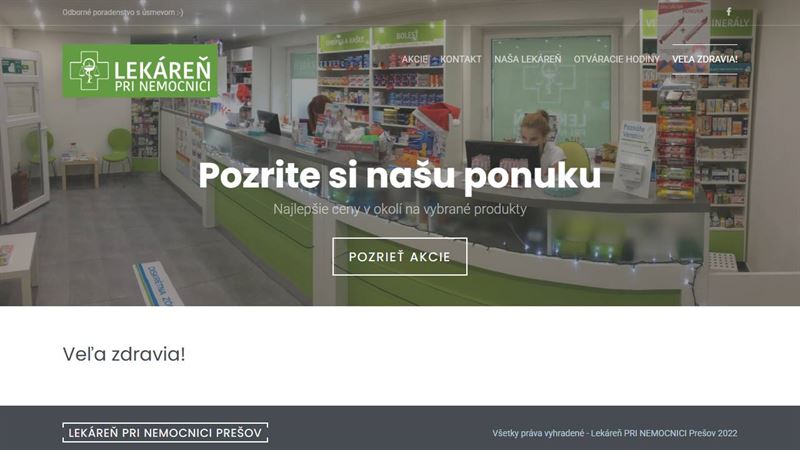 po_row_01891 Lekáreň PRI NEMOCNICI