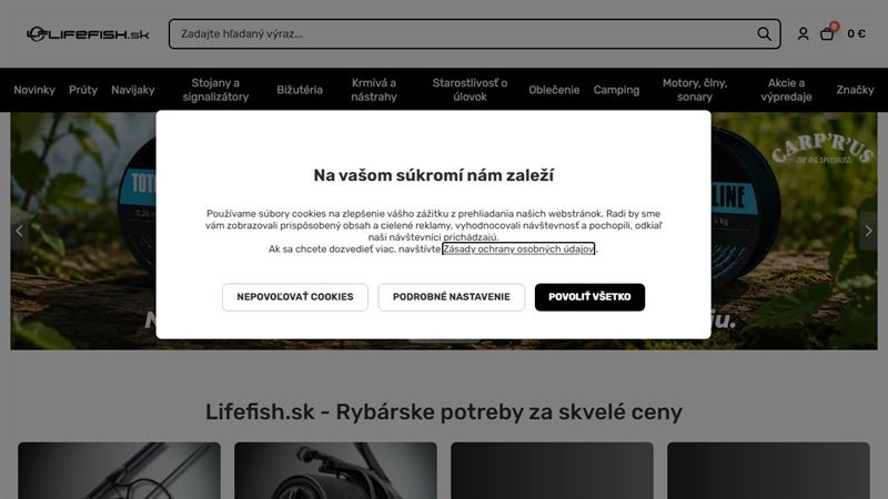 po_row_01912 Rybárske potreby LifeFish Prešov