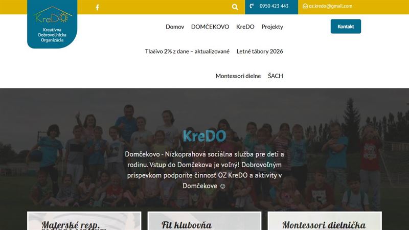 po_row_02106 Domčekovo - Nízkoprahová sociálna služba pre deti a rodinu