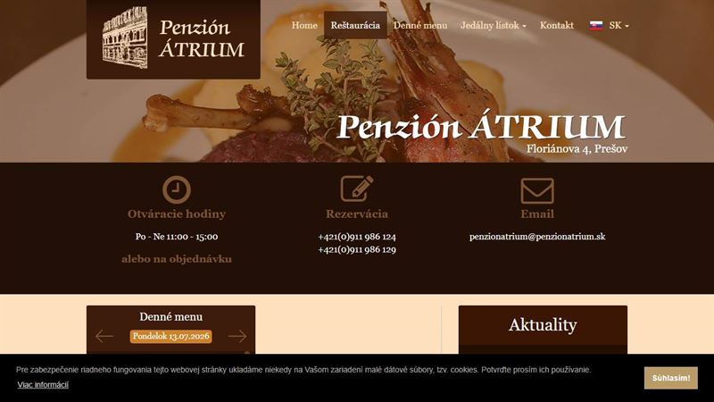 Reštaurácia Átrium