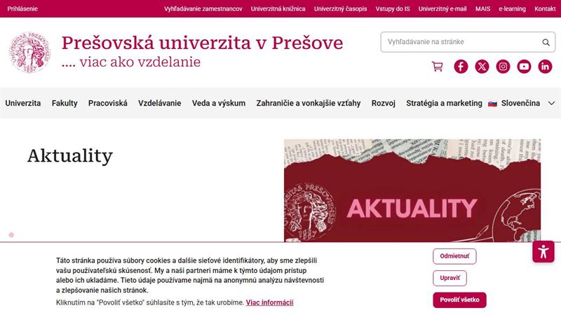 po_row_02577 Prešovská univerzita v Prešove
