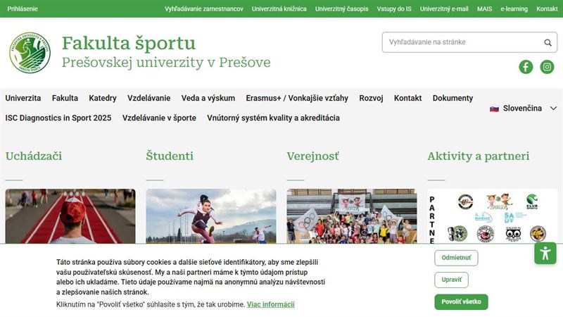 po_row_02580 Fakulta športu Prešovskej univerzity