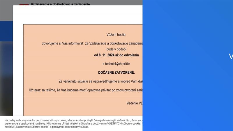 po_row_02608 Vzdelávacie a doškoľovacie zariadenie VS - Financie