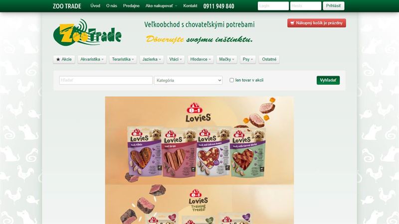 ZOO Trade - Veľkoobchod s chovateľskými potrebami