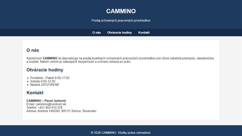 tt_node_12501187368 Cammino pracovné odevy