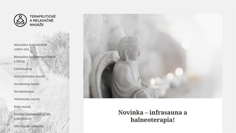 Terapeutické a relaxačné masáže