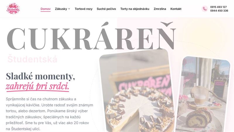 Cukráreň Trnava Študentská