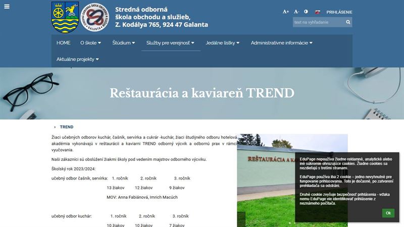 Reštaurácia a kaviareň Trend
