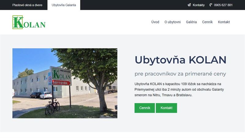 Ubytovňa Kolan
