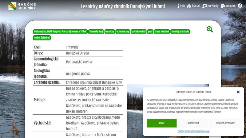Pozývame Vás na návštevu lesníckeho náučného chodníka Dunajskými luhmi