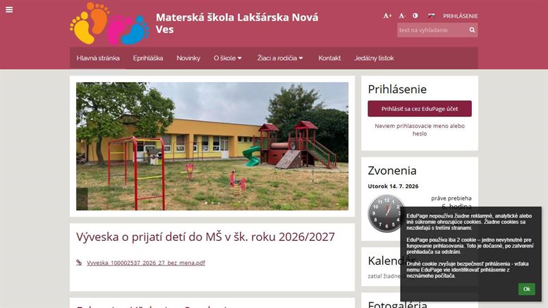 Materská škola Lakšárska Nová Ves