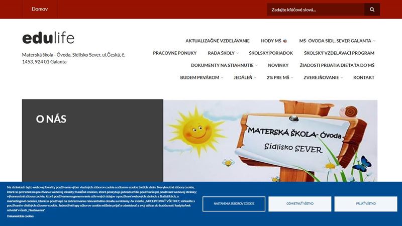 Materská škola Sídlisko Sever - Óvoda Sídlisko Sever
