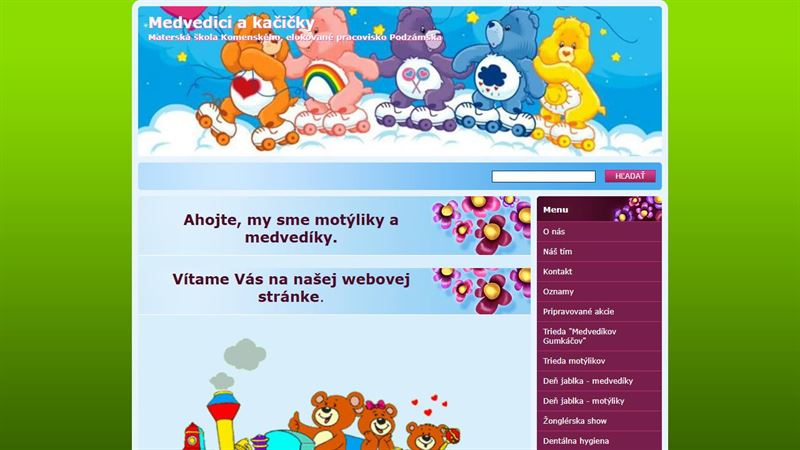 Medvedici a motýliky