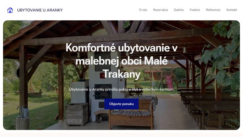 website_00002 Ubytovanie u Aranky
