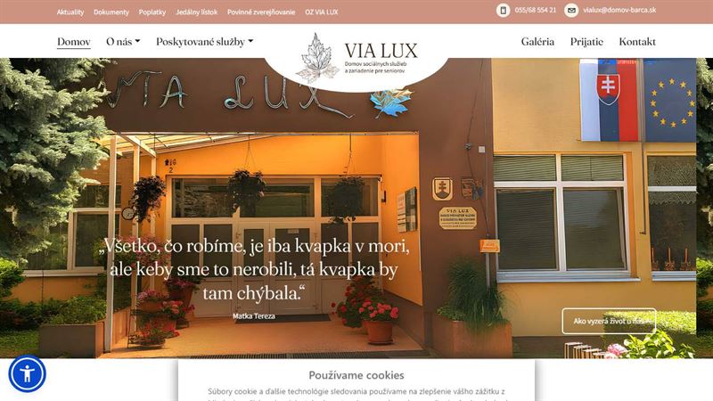 website_00087 Via Lux - zariadenie pre seniorov