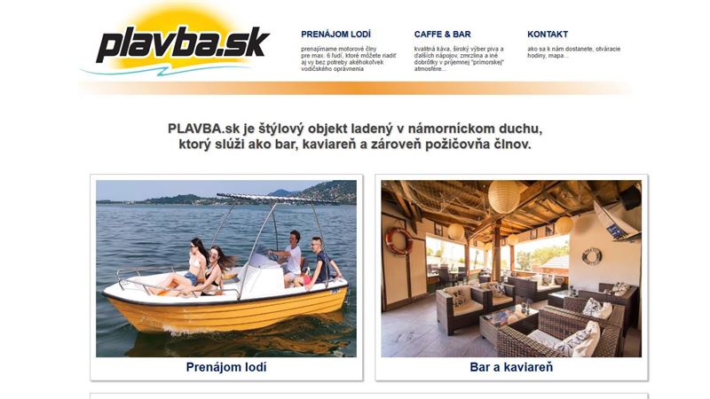 website_00167 Cafe & Bar PLAVBA.SK