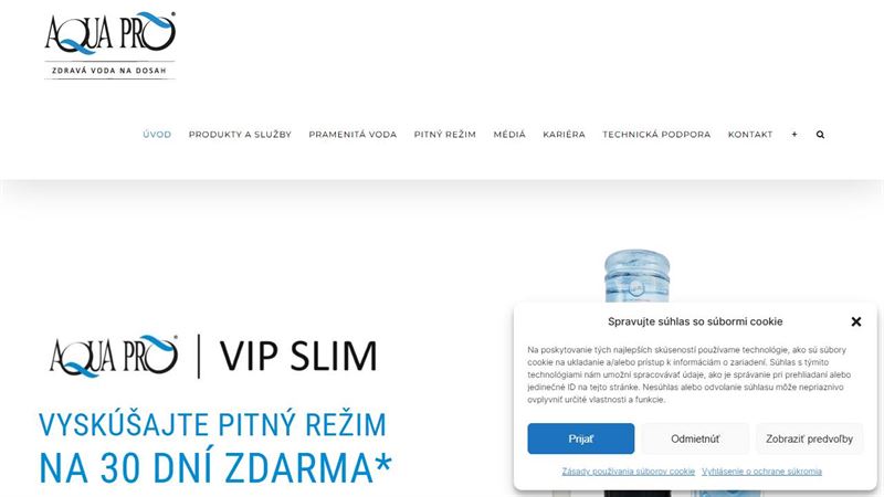 website_00253 AQUA PRO EUROPE a. s.