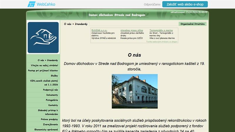 website_00332 Domov dôchodocov