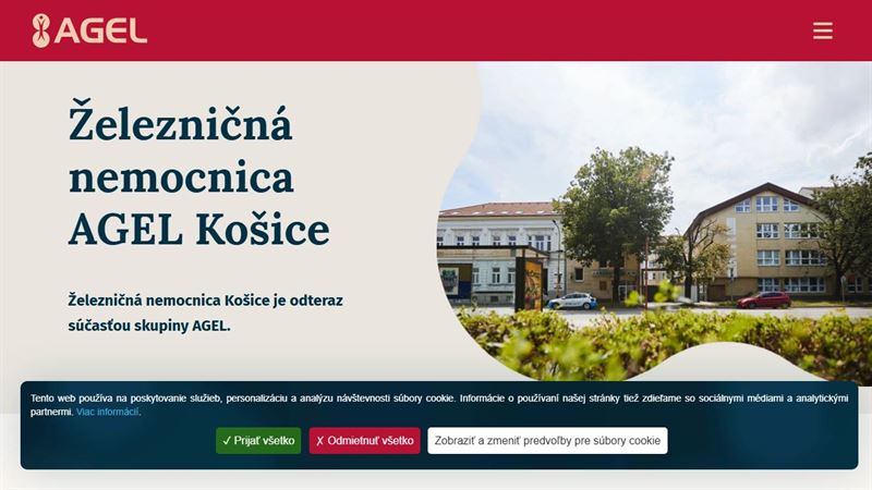 website_00536 Železničná nemocnica AGEL Košice