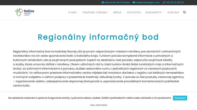 website_00550 Regionálny informačný bod