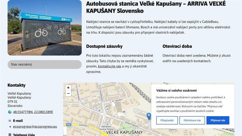 website_00584 Autobusová stanica Veľké Kapušany - ARRIVA VEĽKÉ KAPUŠANY Slovensko